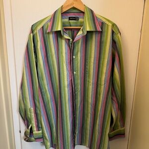 St. Croix Multicoloured Striped Men’s Shirt